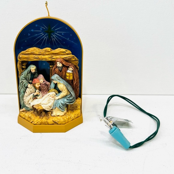 Hallmark Holiday Vintage Hallmark Oh Come Let Us Adore Him Christmas Ornament Poshmark